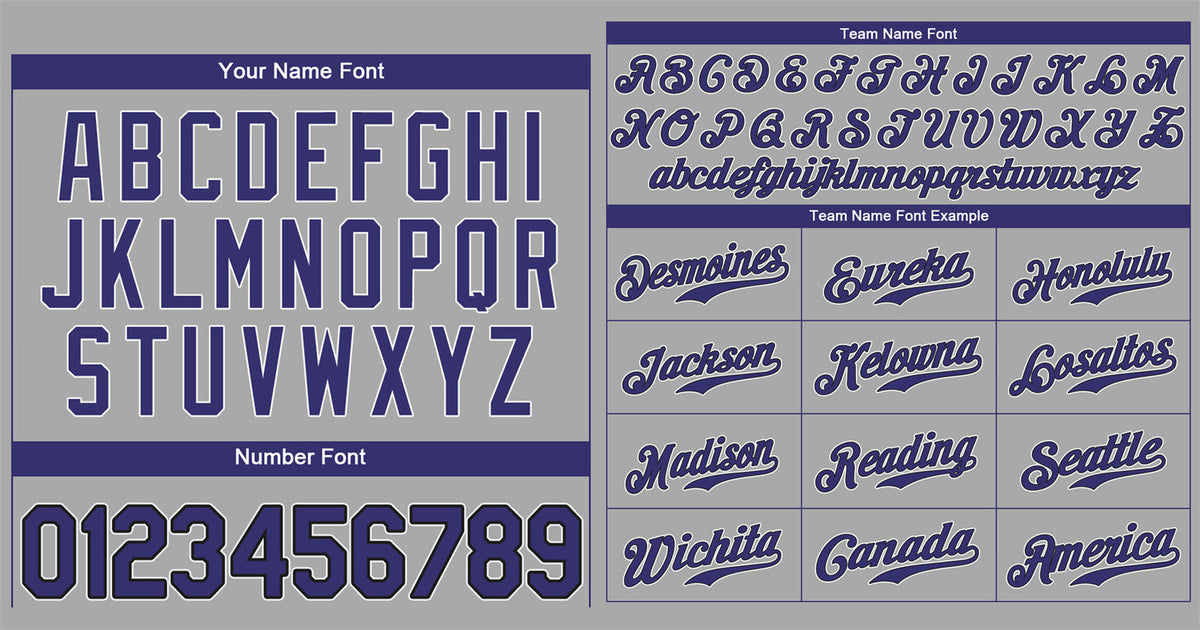 Custom Gray Purple-White Classic Style Authentic Baseball Jersey Limited