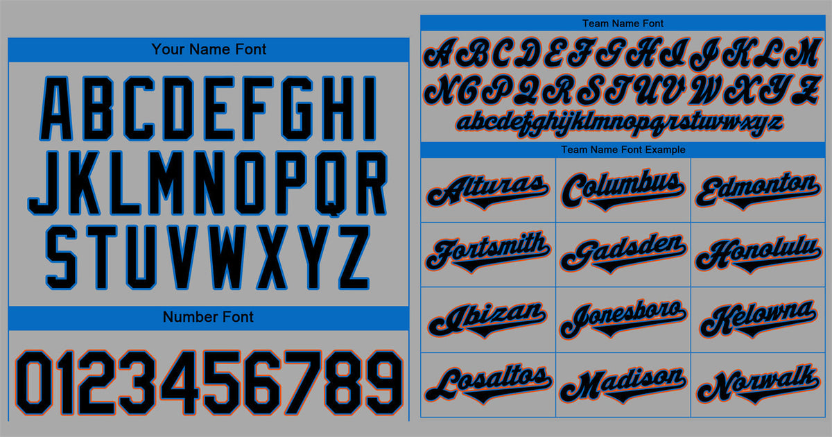 Custom Gray Powder Blue-Orange Classic Style Authentic Baseball Jersey Limited