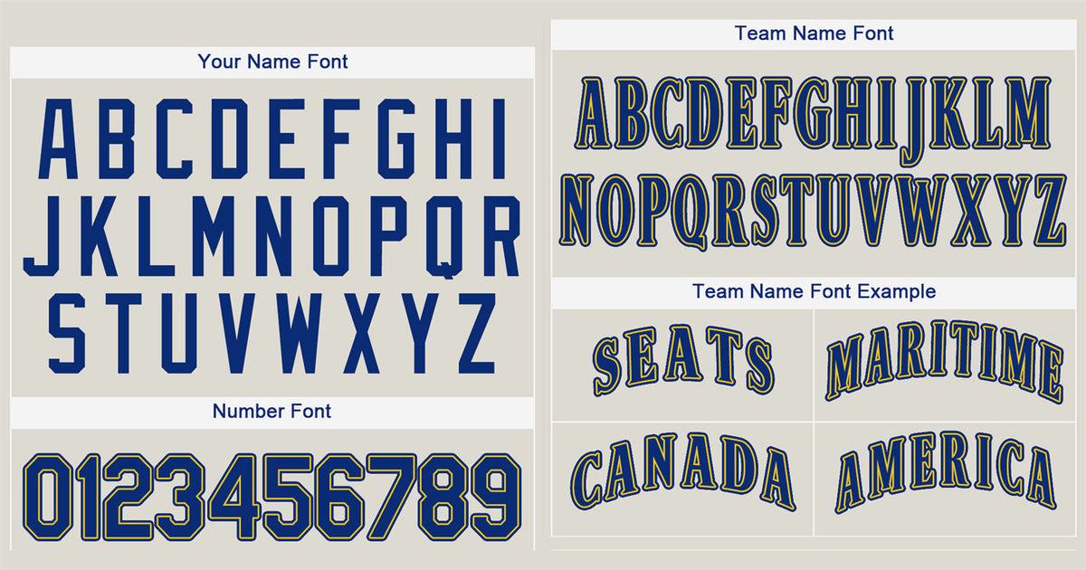 Custom Cream Royal-Gold Classic Style Authentic Baseball Jersey Limited