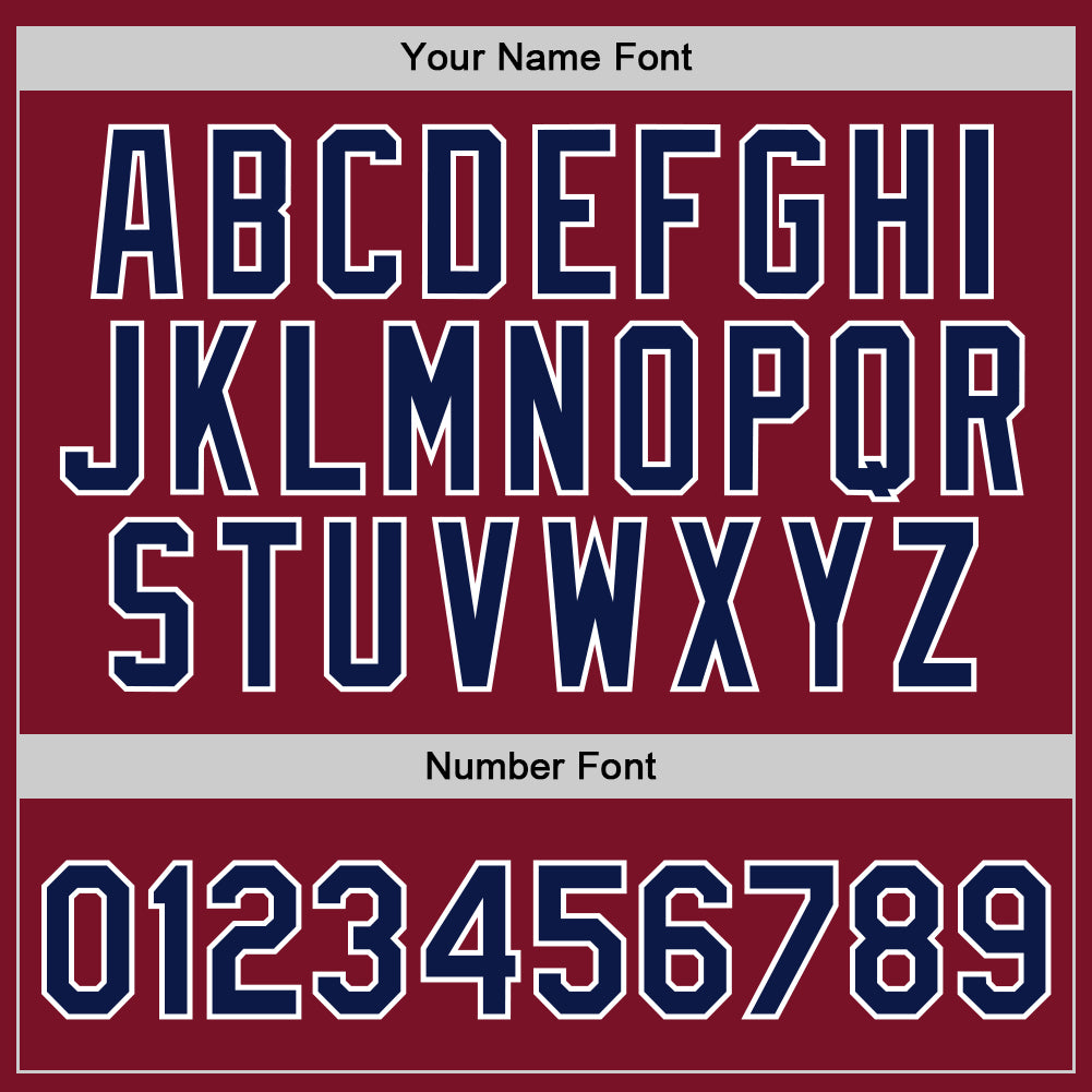 Custom Maroon Navy-White Authentic Throwback Basketball Jersey Limited