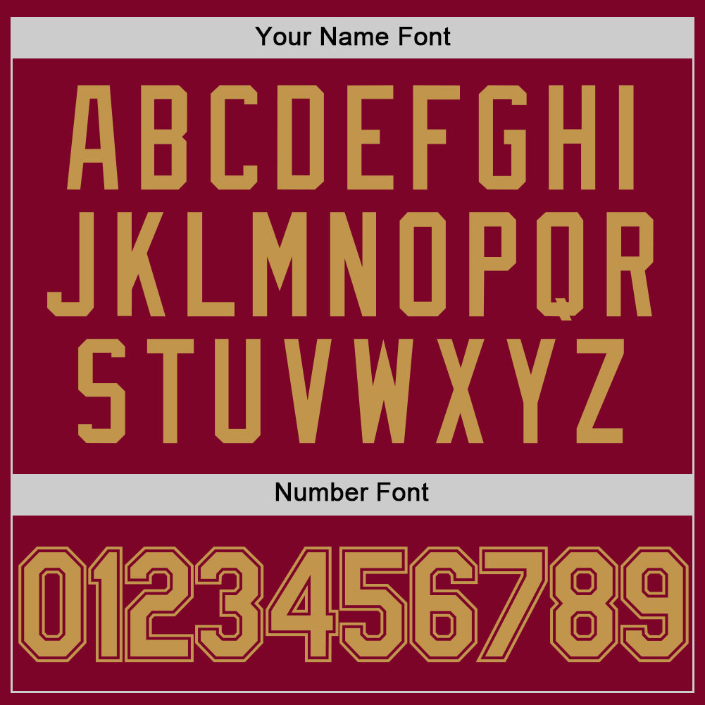 Custom Maroon Old Gold Authentic Throwback Basketball Jersey Limited