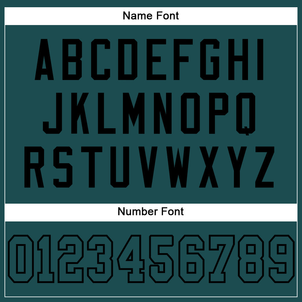 Custom Midnight Green Midnight Green-Black Mesh Authentic Football Jersey Limited