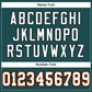 Custom Midnight Green White-Orange Mesh Authentic Football Jersey Limited