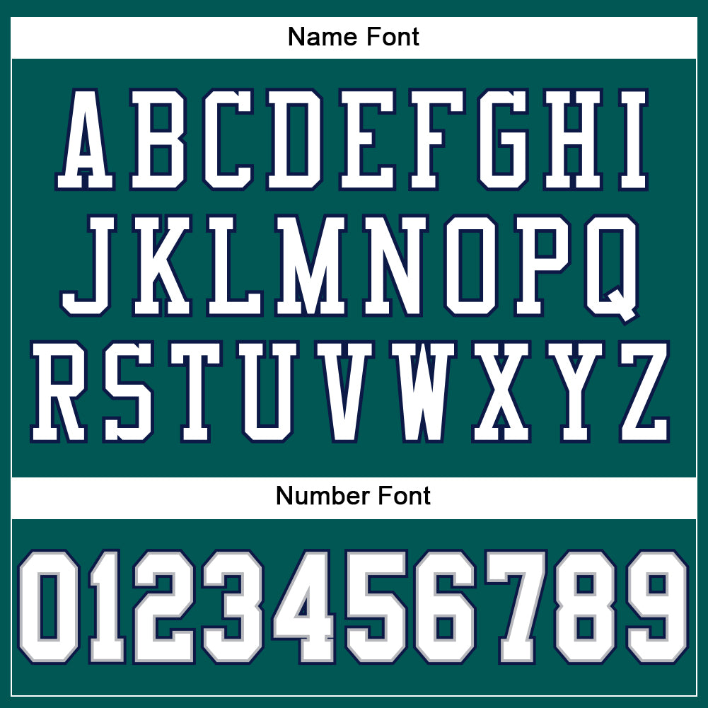 Custom Midnight Green White Gray-Navy Mesh Authentic Football Jersey Limited