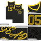 Custom Brown Sequined Tops Athletic Basketball Jersey Limited