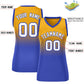Custom Yellow Royal Gradient Fashion Tops Mesh Basketball Jersey For Women Limited