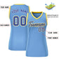 Custom Light Blue Royal-White Classic Tops Mesh Basketball Jersey for Women Limited