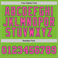 Custom Neon Green Pink-Navy Authentic Basketball Jersey Limited
