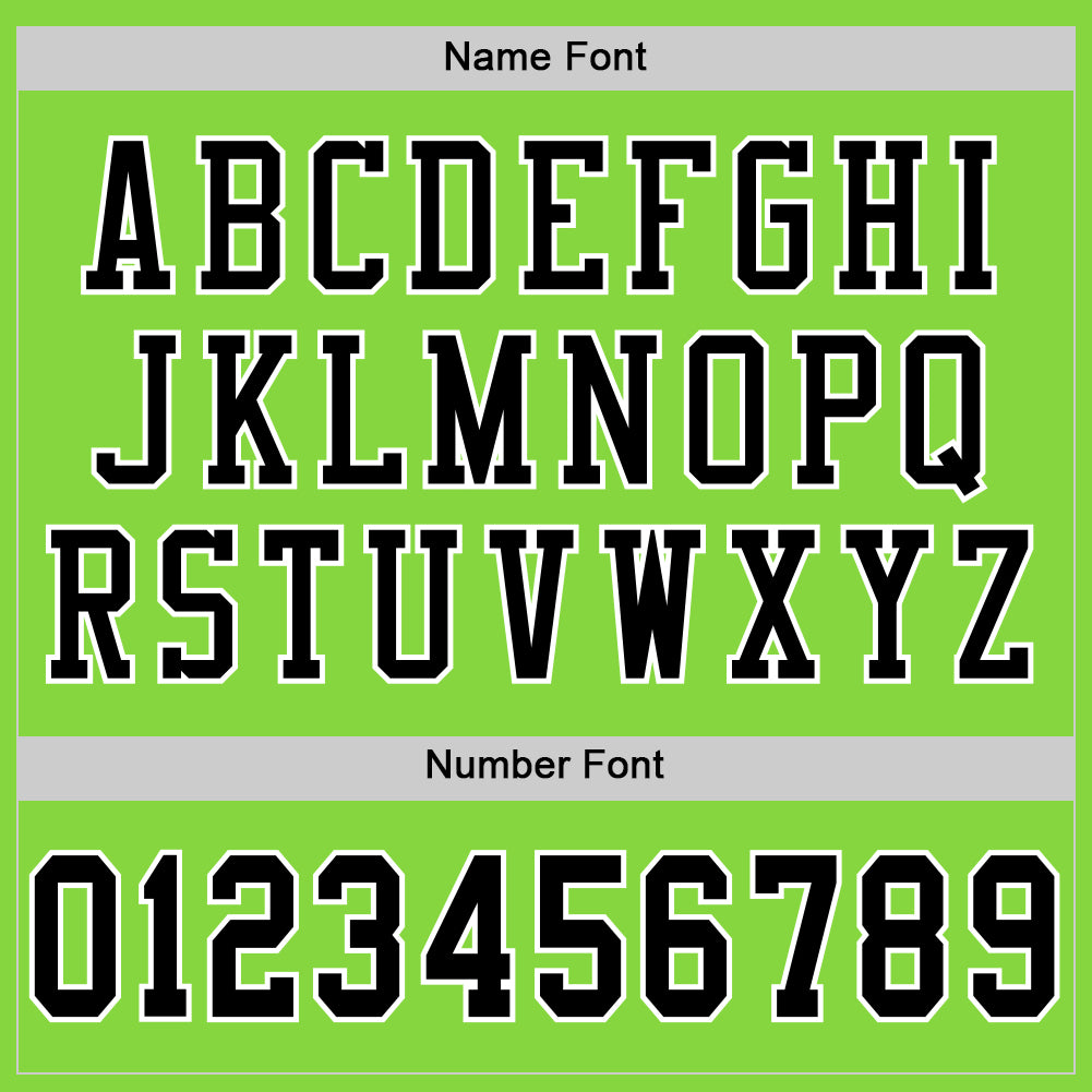 Custom Neon Green Black-White Mesh Authentic Football Jersey Limited