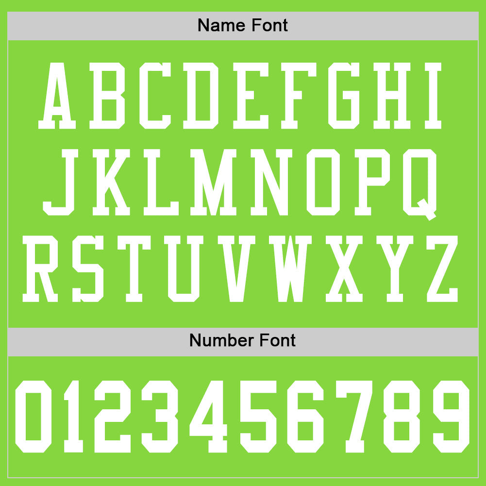 Custom Neon Green White Mesh Authentic Football Jersey Limited