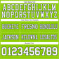 Custom Neon Green White-Navy Mesh Authentic Football Jersey Limited