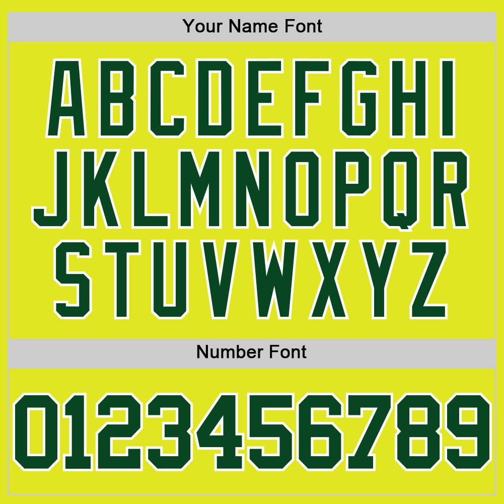 Custom Neon Yellow Green-White Authentic Basketball Jersey Limited