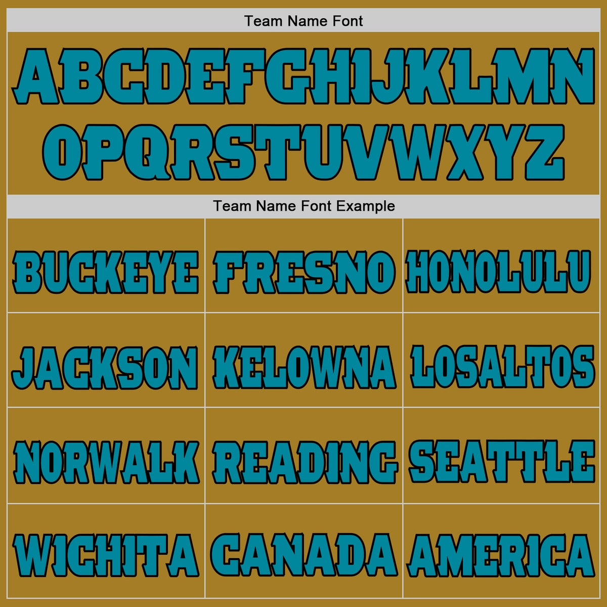 Custom Old Gold Teal-Black Mesh Authentic Football Jersey Limited