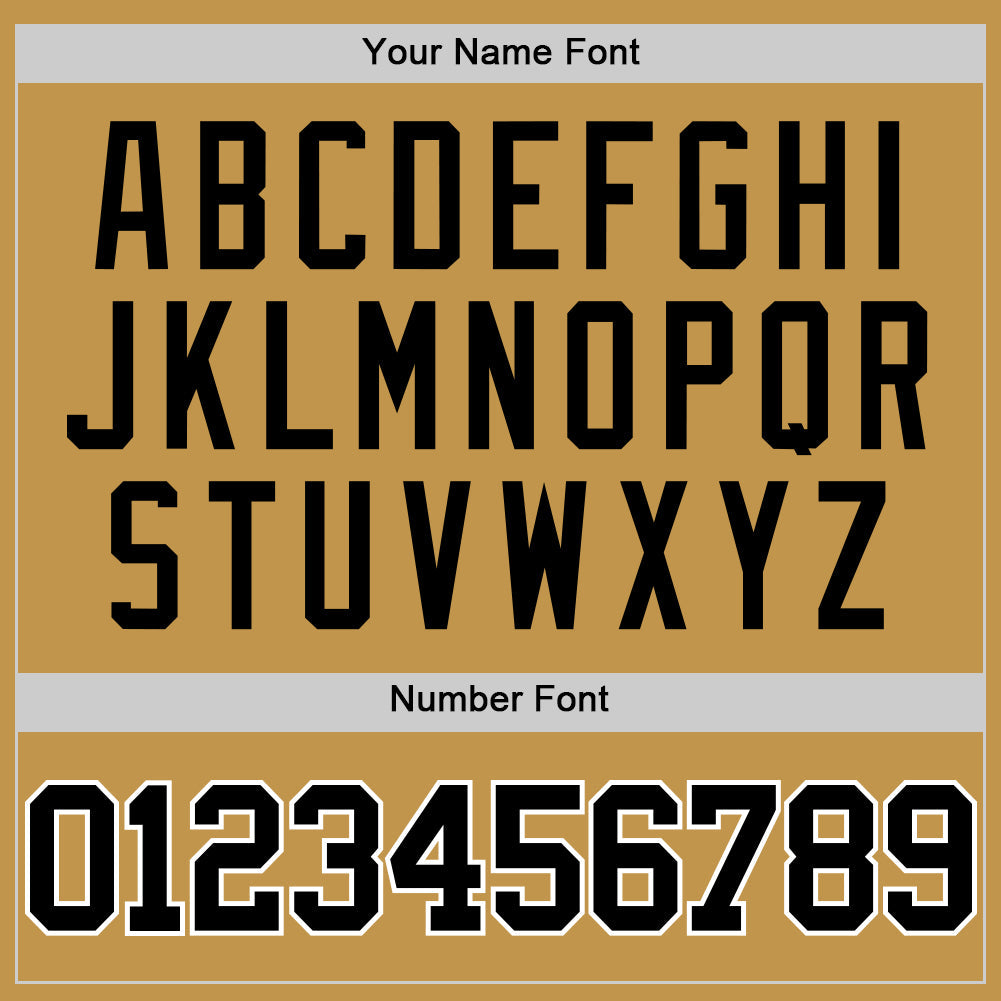 Custom Old Gold Black-White Authentic Basketball Jersey Limited