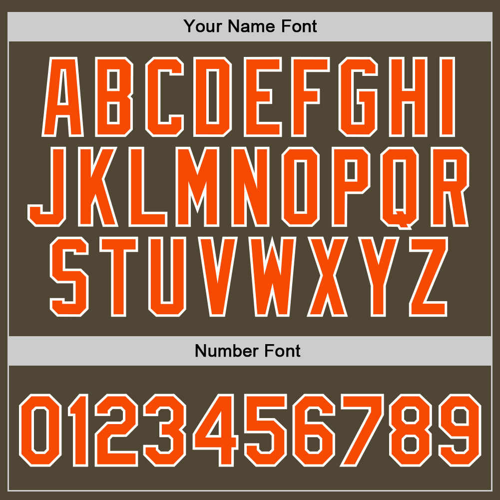 Custom Olive Orange-White Authentic Throwback Salute To Service Basketball Jersey Limited