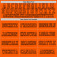 Custom Orange Orange-Black Mesh Authentic Throwback Football Jersey Limited