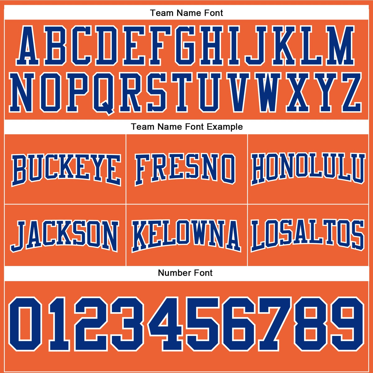 Custom Stitched Orange Royal-White Football Pullover Sweatshirt Hoodie Limited