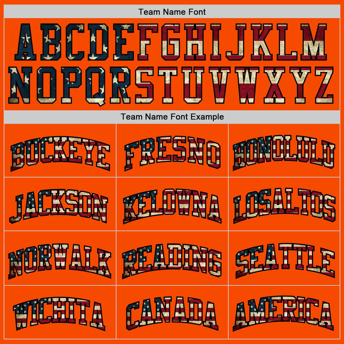 Custom Orange Vintage Usa Flag-Black Authentic Throwback Basketball Jersey Limited