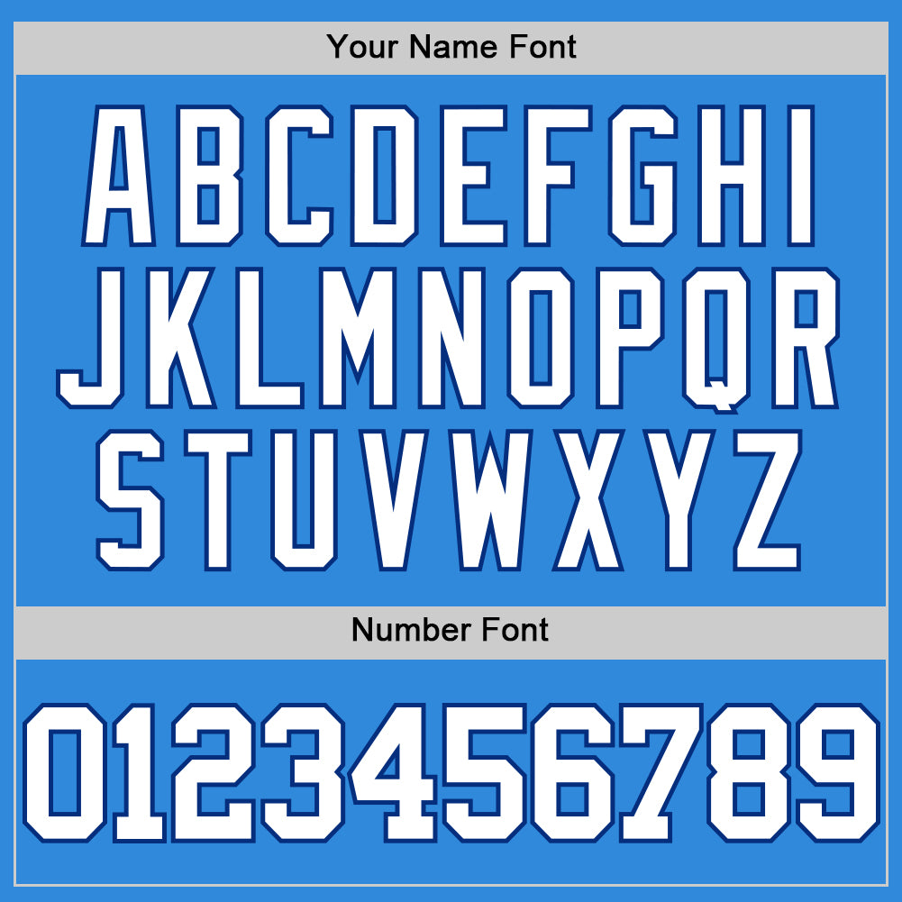 Custom Powder Blue White-Royal Authentic Basketball Jersey Limited