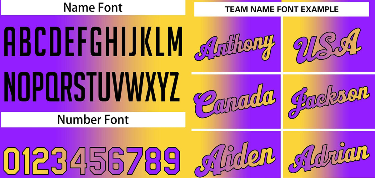 Custom Yellow Purple Black-Purple Gradient Fashion Tops Tilted Basketball Jersey Limited