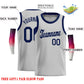 Custom Gray Navy Classic Tops Casual Basketball Jersey Limited