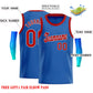 Custom Blue Red-White Classic Tops Casual Basketball Jersey Limited