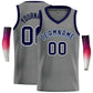 Custom Dark Gray Navv-Powder Blue Classic Tops Men Casual Basketball Jersey