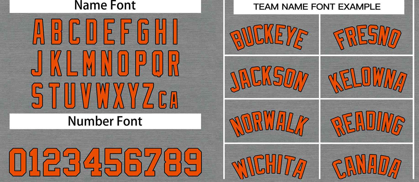 Custom Dark Gray Orange-Black Classic Tops Men Casual Basketball Jersey Limited