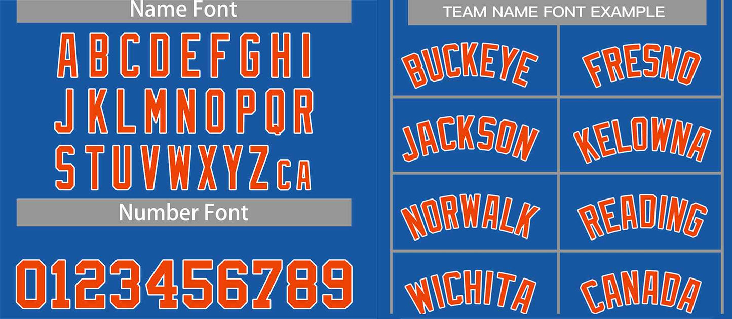 Custom Blue Orange-White Classic Tops Men Casual Basketball Jersey Limited