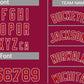 Custom Maroon Red-White Classic Tops Men Casual Basketball Jersey Limited