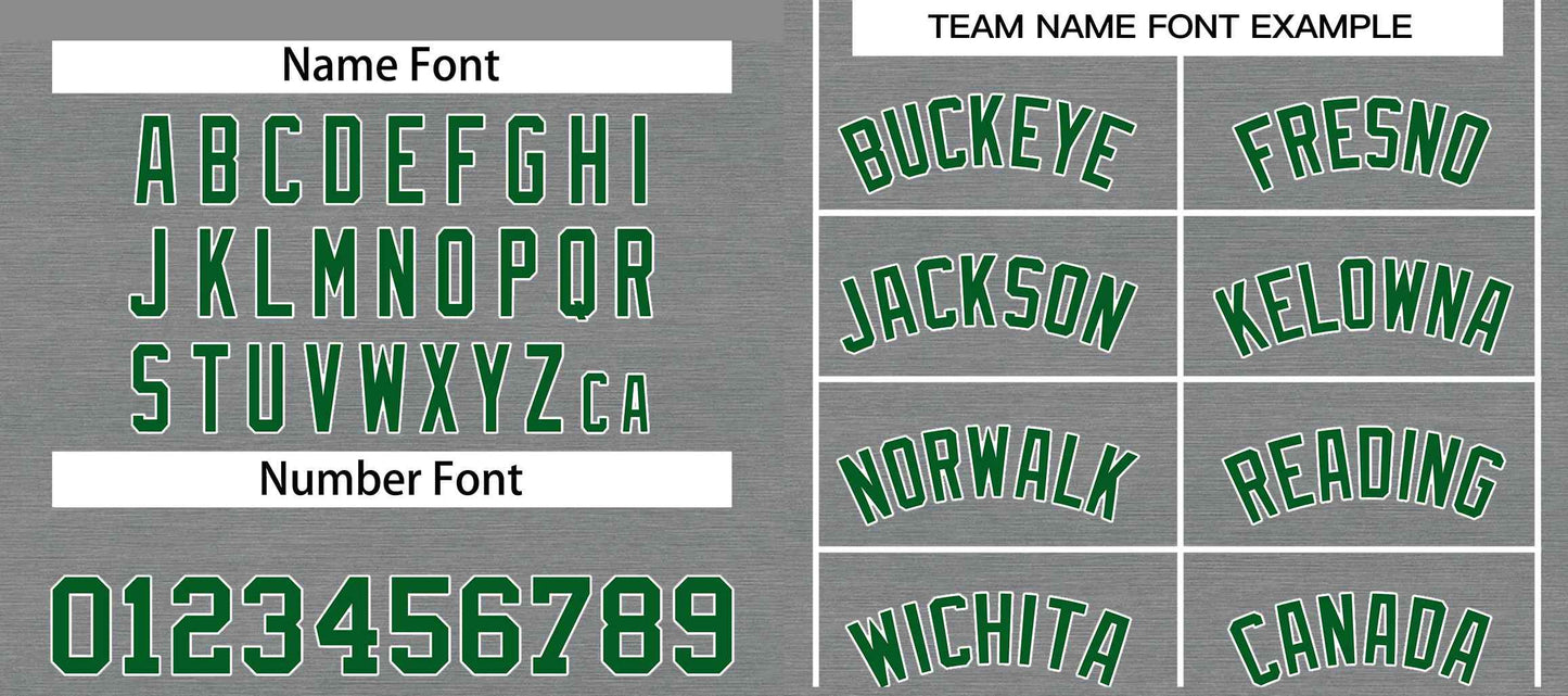 Custom Dark Gray Green-White Classic Sets Bull Basketball Jersey Limited