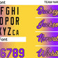 Custom Yellow Purple-Black Heal Gradient Fashion Sports Sets Uniform Basketball Jersey Limited