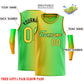 Custom Yellow Neon Green-Black Gradient Fashion Tops Heal Basketball Jersey Limited
