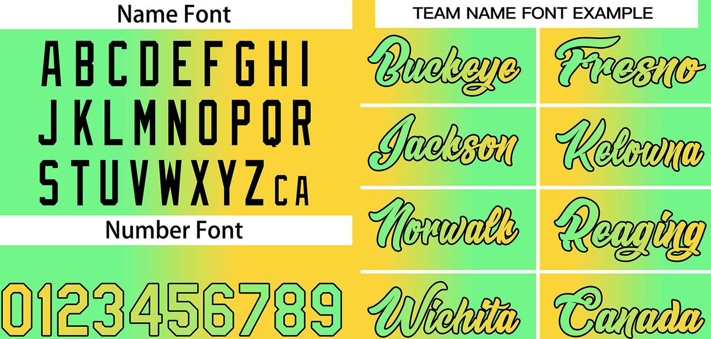 Custom Yellow Neon Green-Black Gradient Fashion Tops Heal Basketball Jersey Limited