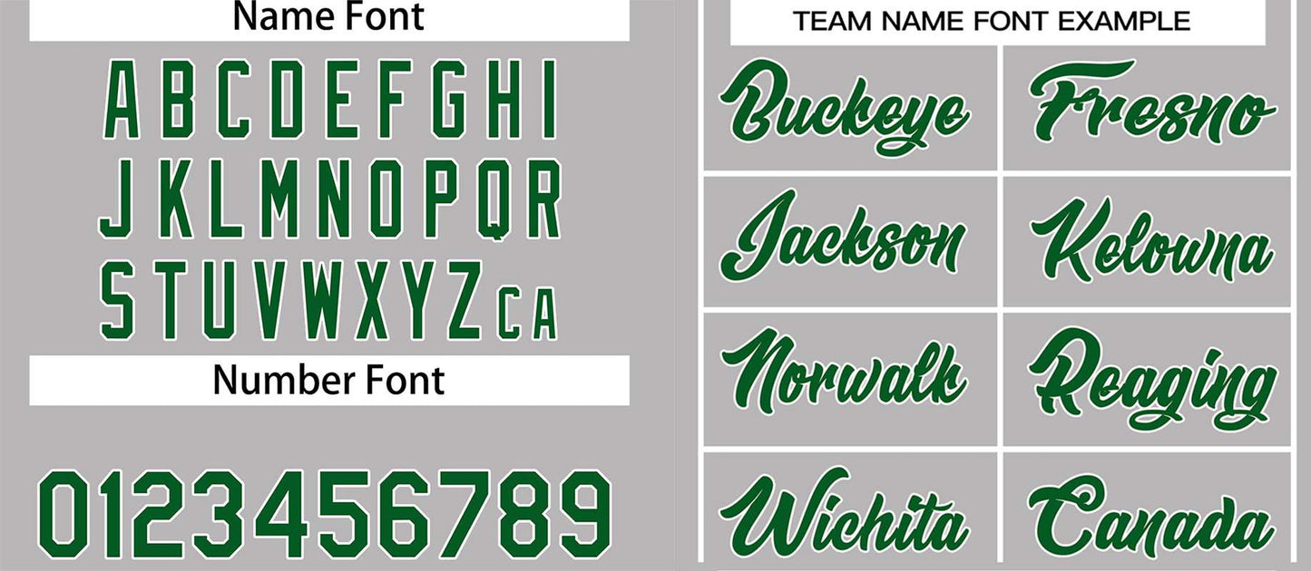 Custom Gray Green-White Classic Tops Casual Basketball Jersey Limited