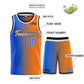 Custom Orange Royal-Black Heal Gradient Fashion Sports Sets Uniform Basketball Jersey Limited
