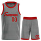 Custom Dark Gray Maroon Heal Sports Uniform Classic Sets Basketball Jersey