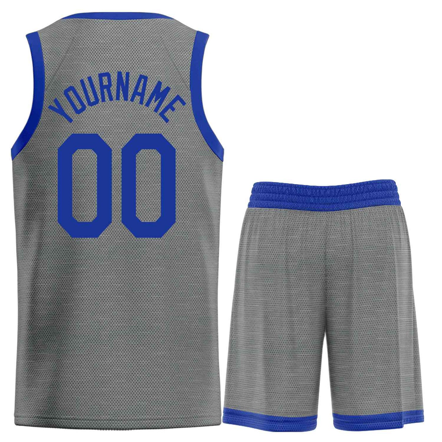 Custom Dark Gray Royal Heal Sports Uniform Classic Sets Basketball Jersey Limited