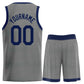 Custom Dark Gray Navy Heal Sports Uniform Classic Sets Basketball Jersey Limited