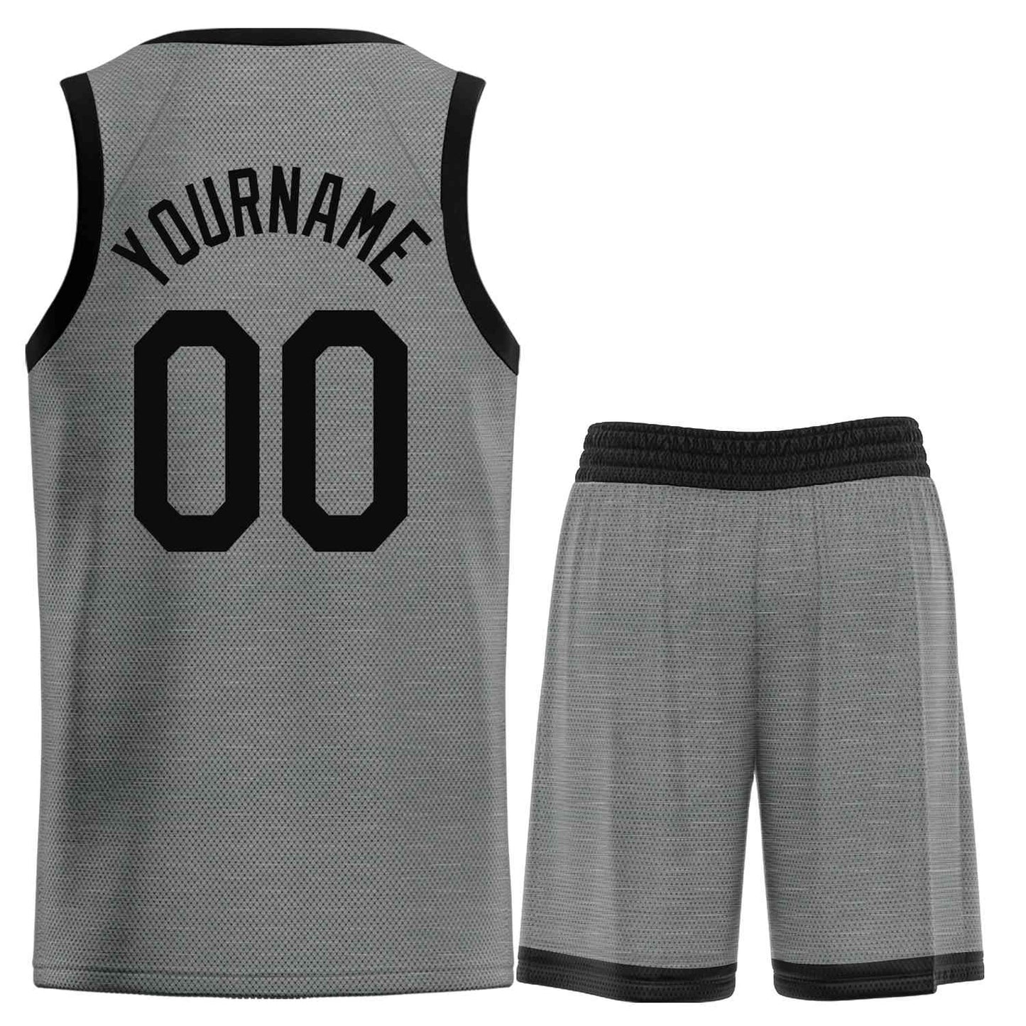Custom Dark Gray Black Heal Sports Uniform Classic Sets Basketball Jersey Limited