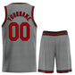 Custom Dark Gray Maroon-Black Heal Sports Uniform Classic Sets Basketball Jersey Limited