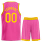 Custom Pink Yellow Heal Sports Uniform Classic Sets Basketball Jersey Limited
