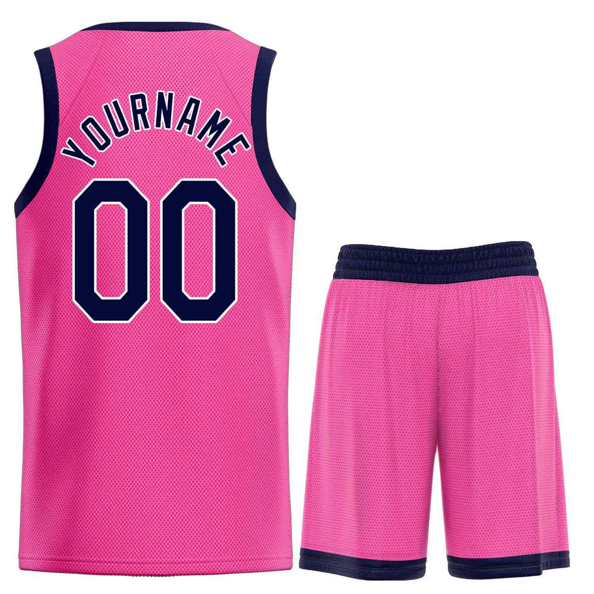 Custom Pink Navy-White Heal Sports Uniform Classic Sets Basketball Jersey Limited