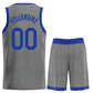 Custom Dark Gray Royal Classic Sets Sports Uniform Basketball Jersey Limited