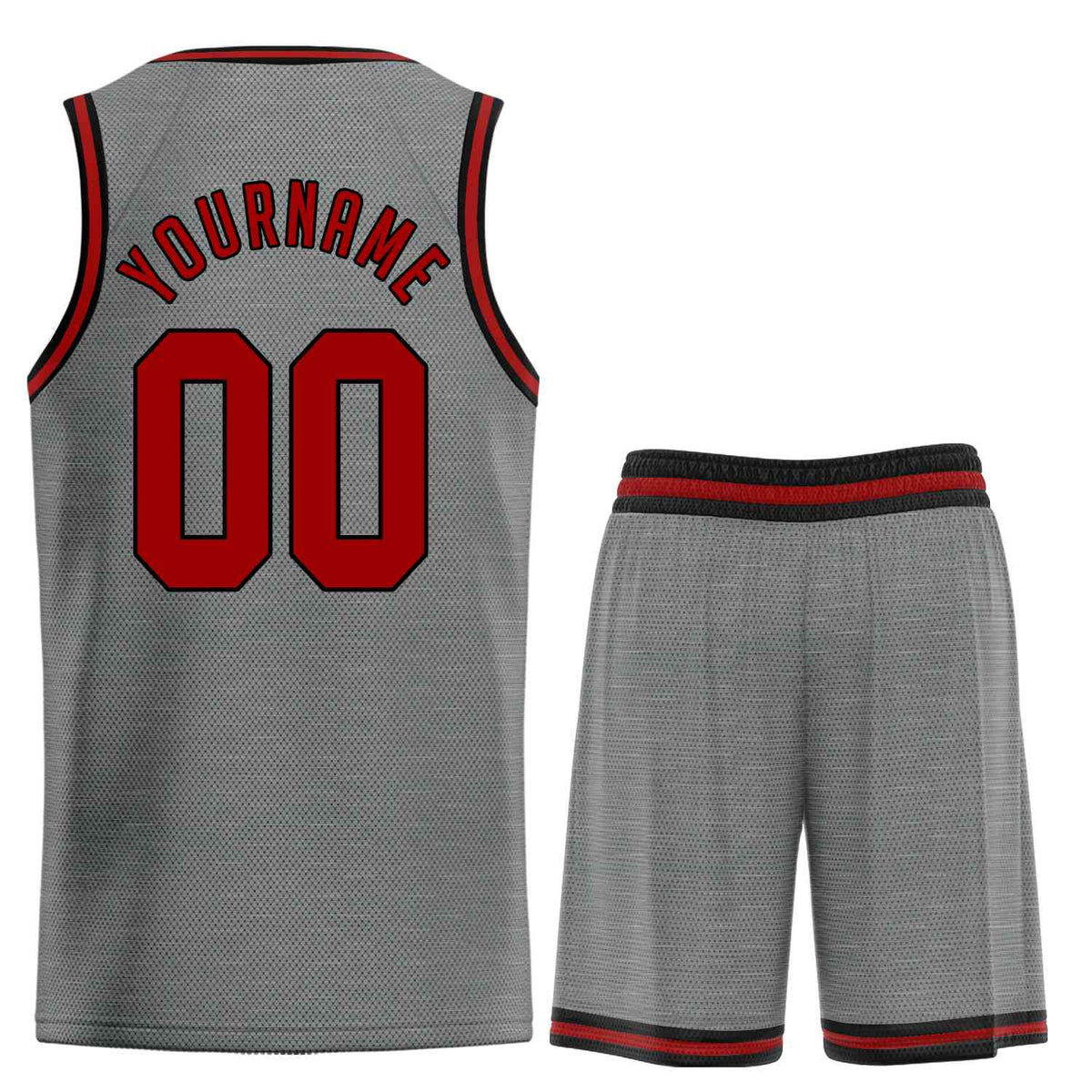 Custom Dark Gray Maroon-Black Classic Sets Sports Uniform Basketball Jersey Limited