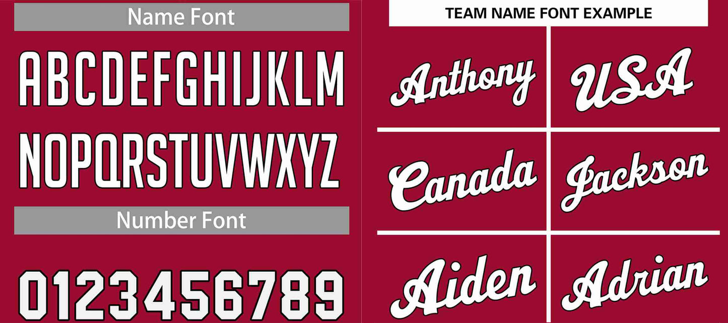 Custom Maroon White-Black Classic Sets Sports Uniform Basketball Jersey Limited