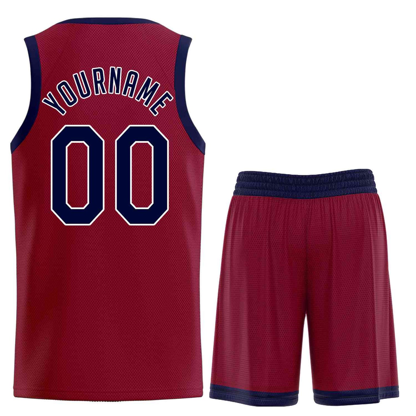 Custom Maroon Navy-White Classic Sets Sports Uniform Basketball Jersey Limited