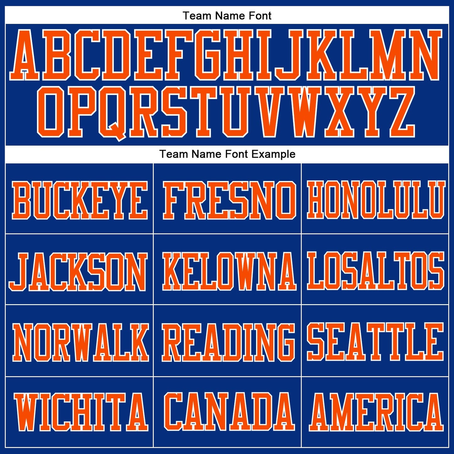 Custom Royal Orange-White Mesh Authentic Football Jersey Limited