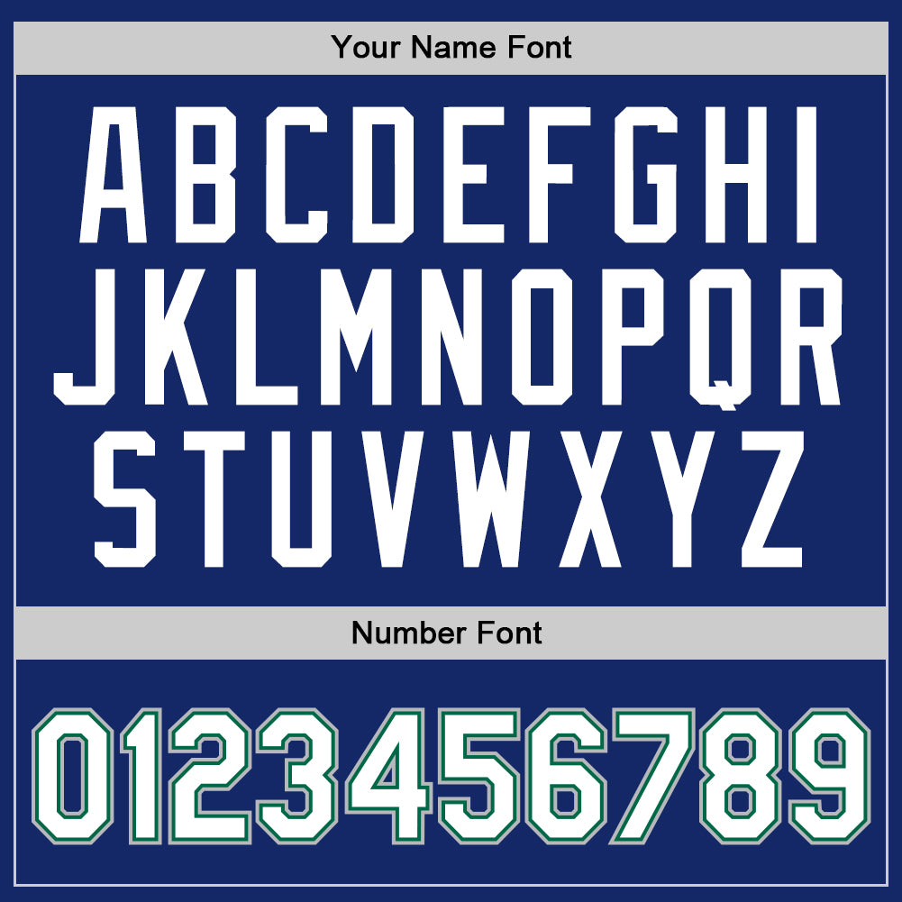 Custom Royal Kelly Green-Gray Authentic Throwback Basketball Jersey Limited