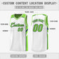Custom Green Double Side Tops Training Basketball Jersey Limited